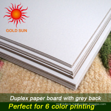 Mixed Pulp Duplex Paper with Grey Back for Printing